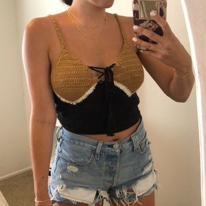 Crochet crop top